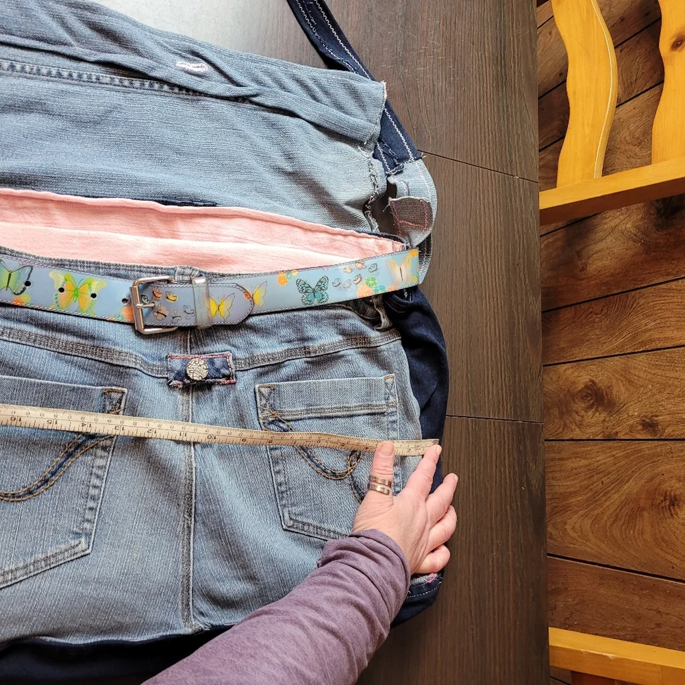 Upcycled laptop/book bag